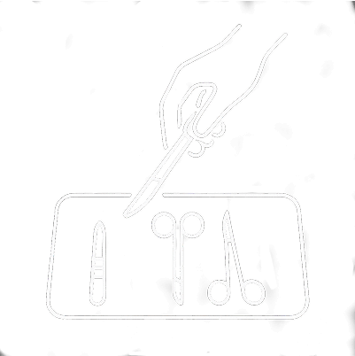 Person picking up surgical tool